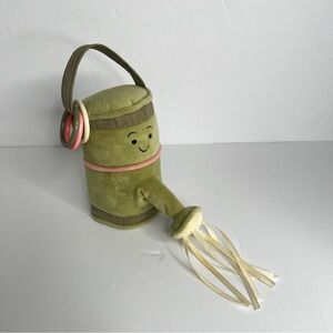 Jellycat Whimsy Garden Watering Can Baby Toy Crinkle Plush Stuffed Rare Retired